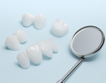 Dental restorations prior to placement