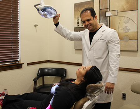 Dr. Rubal treating dental patient