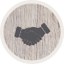 People shaking hands icon